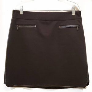 White House Black Market Black Mini Skirt Size 4